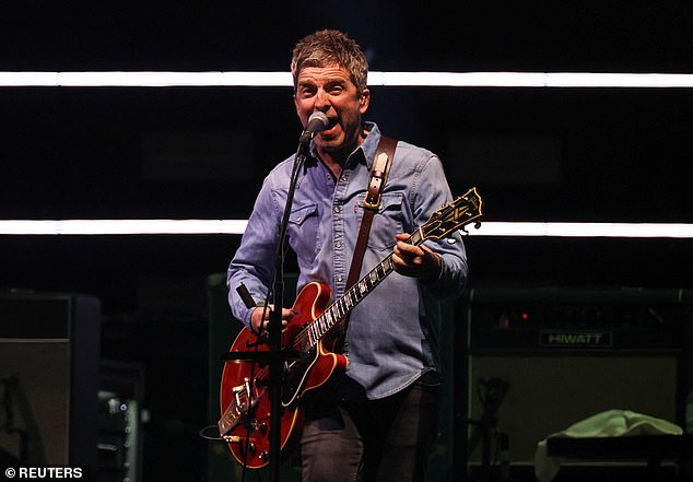 Elsewhere, they performed Some Might Say, Bring It On Down and Fade Away