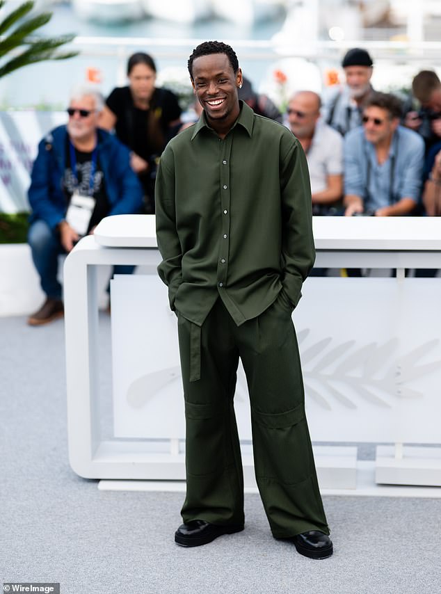 Micheal Ward during the "Eddington" photocall at the 78th annual Cannes Film Festival at Palais des Festivals on May 17, 2025. He has been charged with two counts of rape today