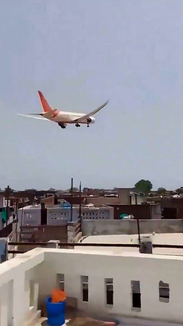 Horrifying video showed the moment the Air India jet crashed into a medical college in Ahmedabad on June 12