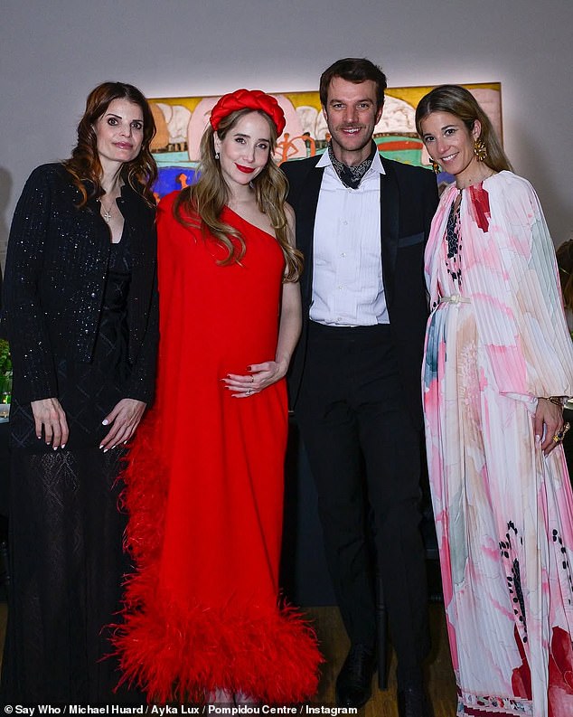 Athina (pictured left in March), 40, has notably strayed away from the spotlight, earning her a reputation as a reclusive heiress