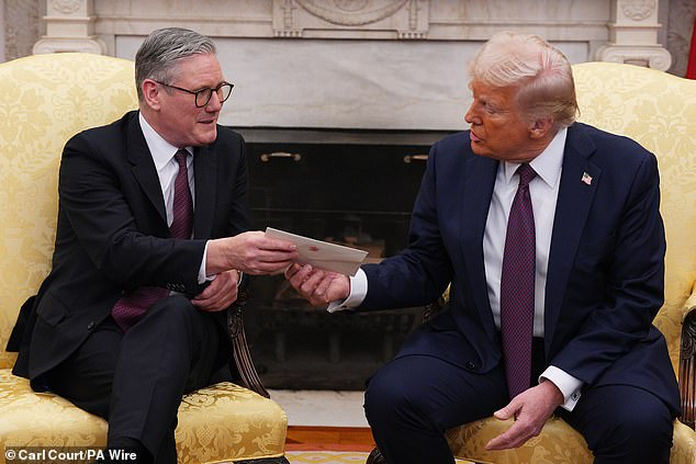 Keir Starmer dramatically extended the official State Visit invitation from the King as he wooed Donald Trump at the White House in February