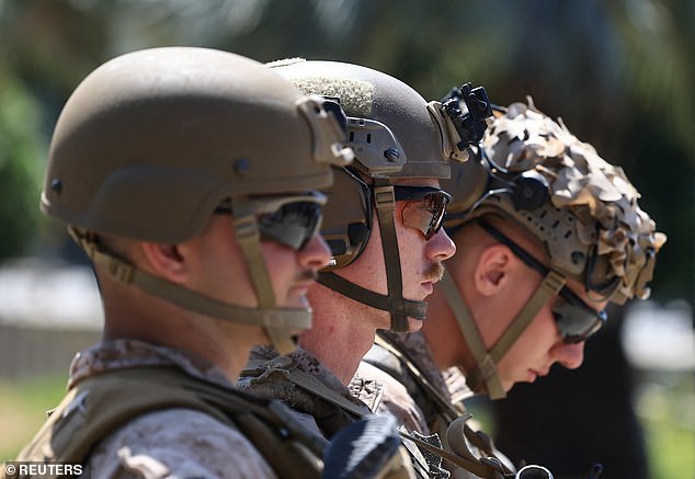 Trump's mobilization of the Marines came after a request from the Department of Homeland Security in May for military assistance. They were recently deployed to Los Angeles (pictured)