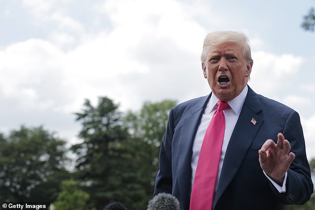 President Donald Trump said Ukraine should 'not' bomb Moscow