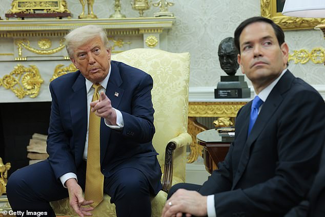 'Certain Republicans got duped by the Democrats. And they’re following a Democrat playbook,' President Donald Trump complained as he faced a series of questions about the Jeffrey Epstein case