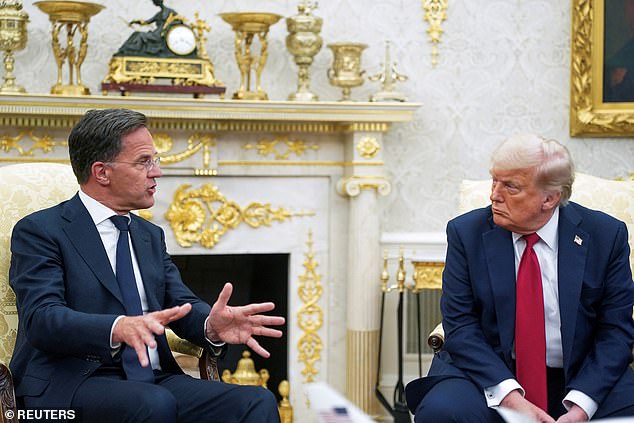 Trump said he'll be imposing 'very very powerful' secondary tariffs on Russia in 50 days