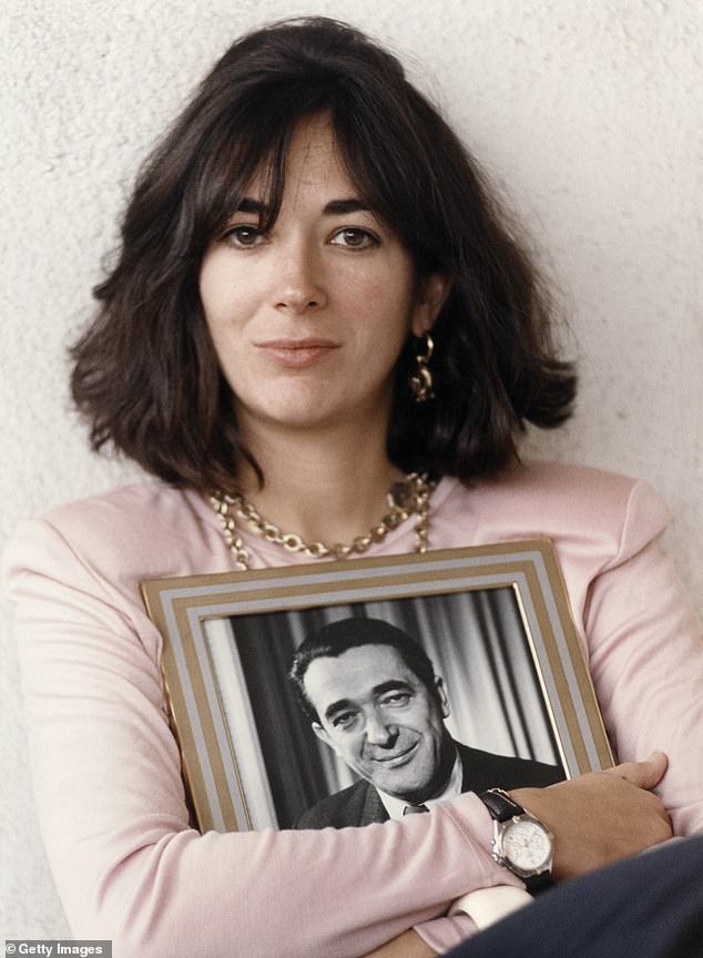 Ghislaine Maxwell (above) had asked dozens of Epstein's friends and associates to contribute letters and notes about him to go into a leather-bound album for his 50th birthday
