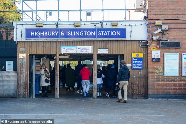 British Transport Police are investigating the incident at Highbury and Islington Station (file pic)