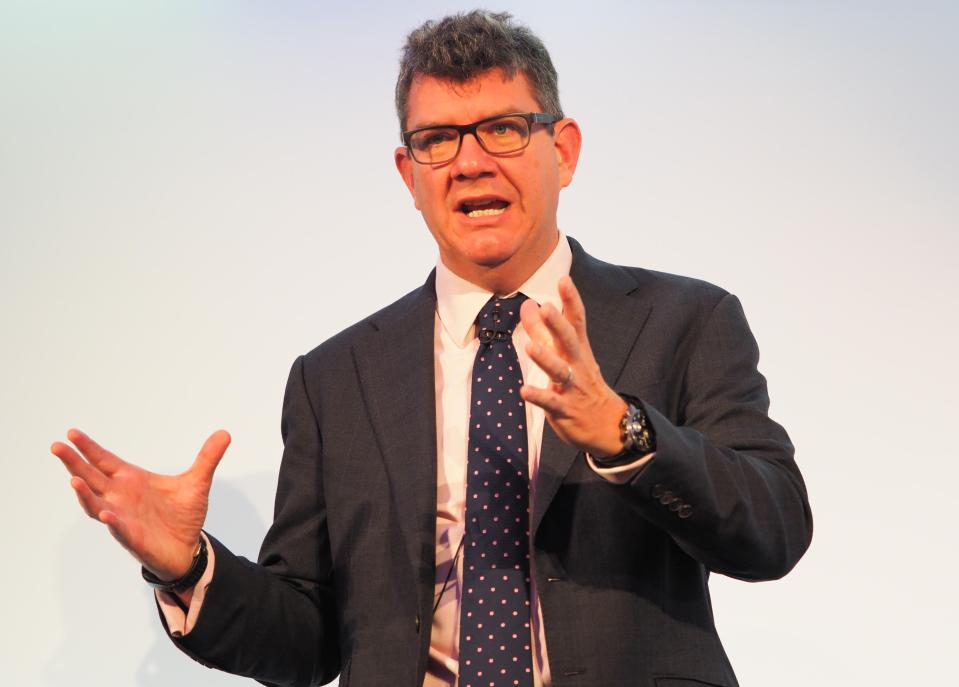 Martin Rolfe, CEO of NATS, speaking at a conference.