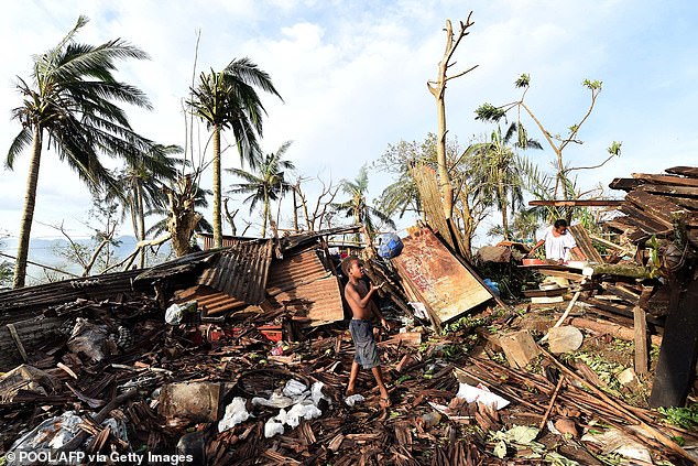The UK could be sued over its contribution to climate change after a court ruling that countries (such as Vanuatu, pictured in 2015 after Cycline Pam) are responsible for their emissions