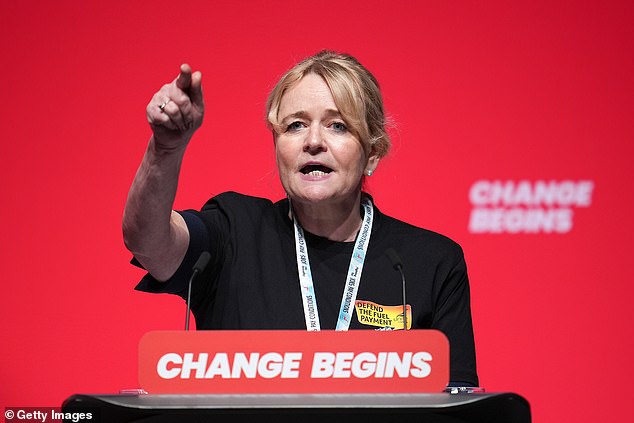 Unite general secretary Sharon Graham branded Rayner 'despicable' for failing to back striking bin workers in Birmingham who have turn the city into a festering, rat-infested shambles