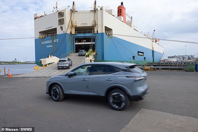 The data shows that UK car production is predominantly export-focused, with 77% of output headed overseas