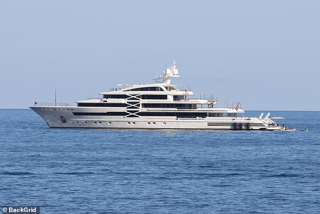 Meanwhile, Brooklyn has been flexing the Peltz's wealth during a St Tropez getaway with his in-laws on a £85million vessel - dwarfing his family's current getaway in the same location