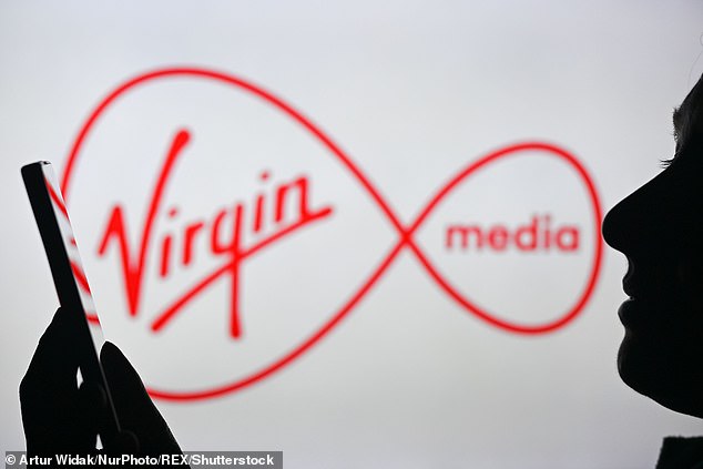 It's one of the biggest broadband providers in the UK. But it appears that Virgin Media has experienced an outage this morning (file photo)