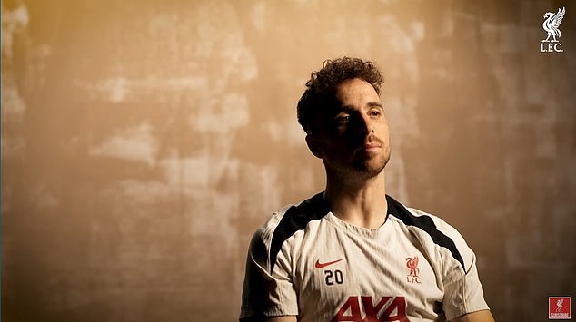 The fulfillment of Diogo Jota 's professional dreams have been revealed in a heartbreaking tribute by Liverpool to the 'Reds' number 20'