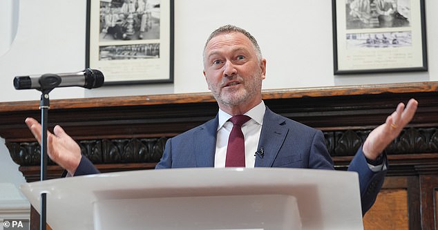 Steve Reed (pictured last year) is expected to unveil plans today to abolish industry regulator Ofwat as part of a 'revolution' designed to fix the 'broken' system