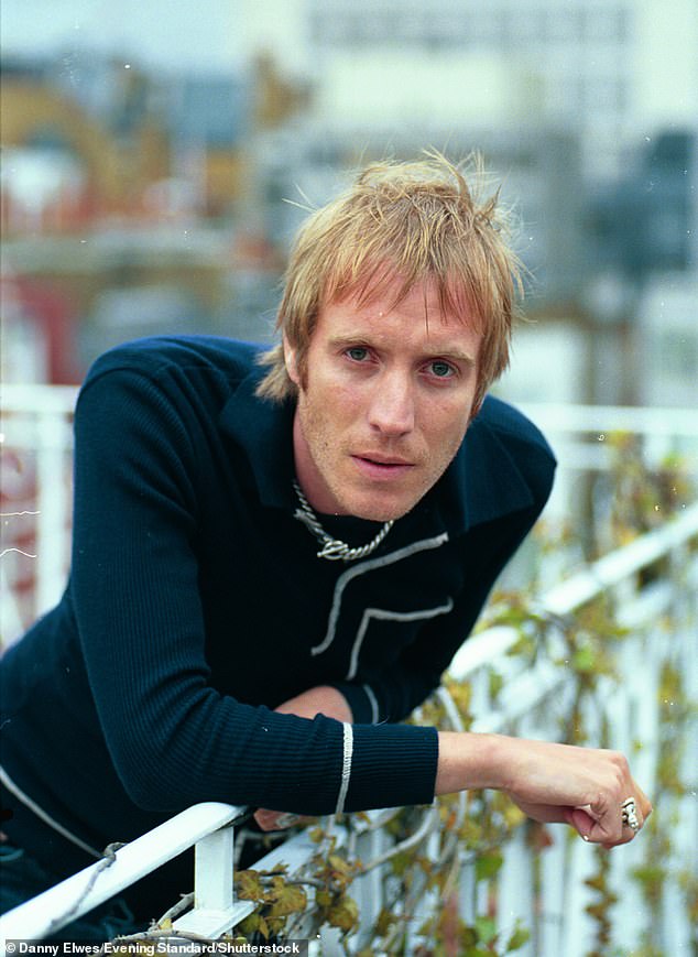 The star previously recalled his 'great life' squatting while studying at Guildhall School of Music and Drama in the Nineties, but knew it was 'illegal and dangerous' (pictured in 1999)