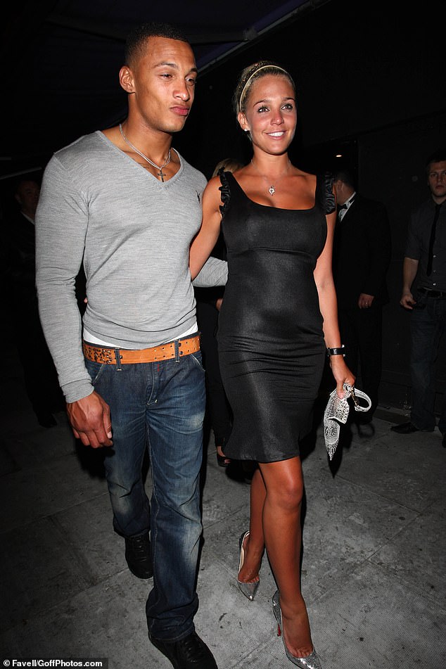 His role as Tornado on Gladiators led to a brief romance with Danielle Lloyd after she signed up for the celebrity version of the show (pictured together in 2008)