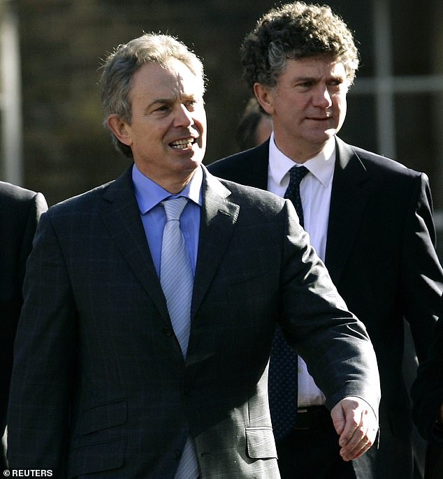 Powell (pictured with Sir Tony Blair in 2007) was a junior diplomat when he was plucked out for stardom by the former prime minister 30 years ago
