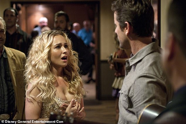 But after wrapping up filming on Nashville (pictured on the show), she took an unplanned four-year break from acting amid her struggles with alcohol and drug addiction
