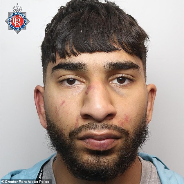 Mohammed Fahir Amaaz, 20, was found guilty of attacking PC Lydia Ward and PC Ellie Cook in the car park pay station of Terminal 2 on July 23 last year