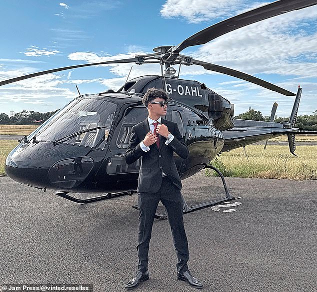 High-flier: Ahmet’s arrival was the talk of the school