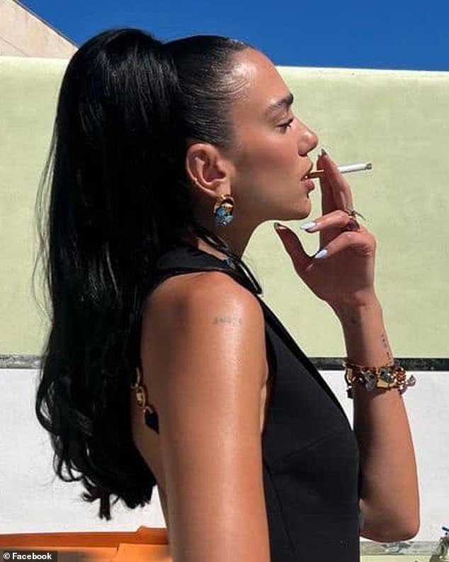Dua Lipa has been seen smoking cigarettes despite health warnings