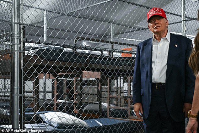 President Donald Trump is ploughing billions into building new immigration detention centres, the most infamous being a facility in Florida dubbed ‘Alligator Alcatraz’