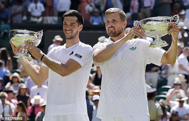 Julian Cash and Lloyd Glasspool made Wimbledon history in the men's doubles on Saturday