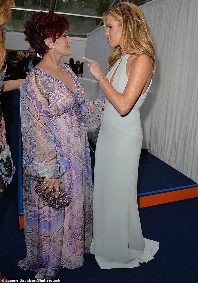 She famously got into a public spat with Sharon Osbourne (pictured together in 2014) and took a bitchy side-swipe at Holly Willoughby