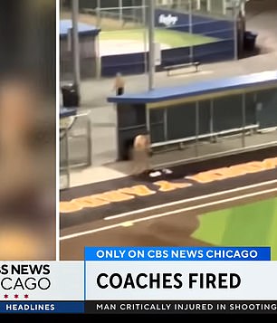 Two youth baseball coaches have been fired after stripping naked at an under-12s tournament