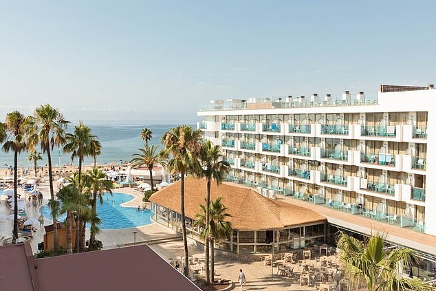 The four-star Hotel Best Necresgo in Salou, where the family were staying on holiday