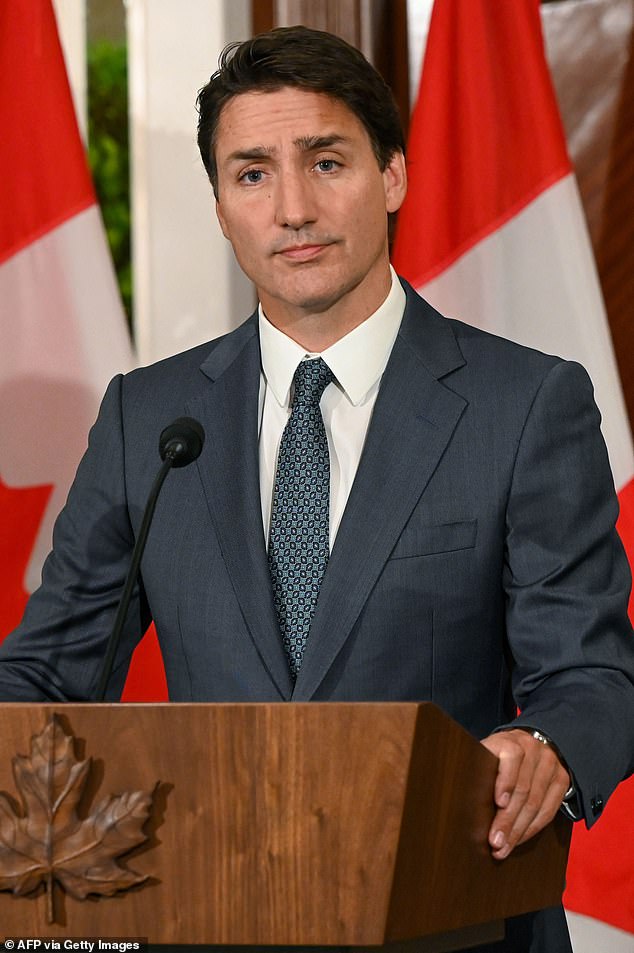 Both Perry and Trudeau (seen in 2023) have long championed social causes over their careers