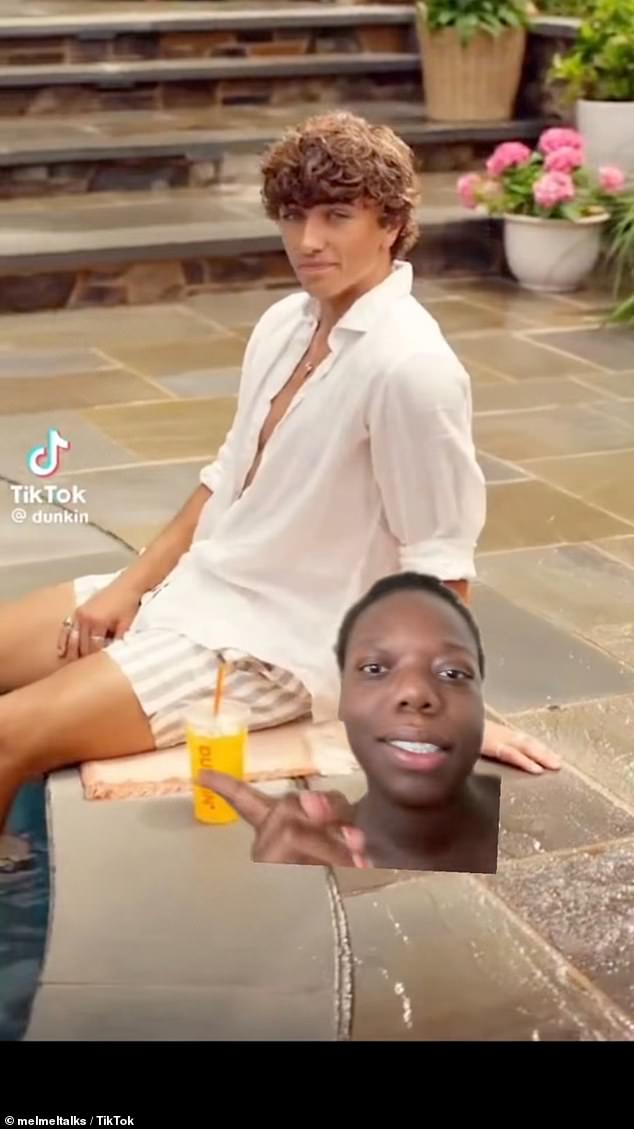 But TikToker MelMelTalks disagreed with the accusations the ad was promoting eugenics as she pointed out how Gavin's character on The Summer I Turned Pretty was a perfect fit for the Dunkin drink