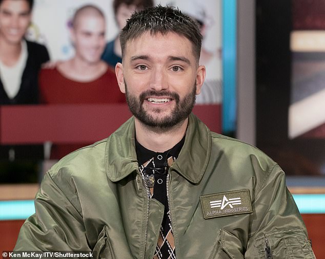 The Wanted star Tom Parker died in March 2022 following a year-and-a-half long battle with glioblastoma aged just 33 (pictured in December 2021)