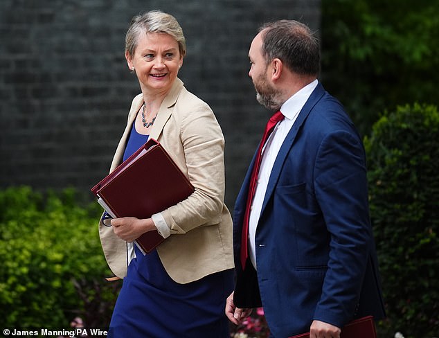 Yvette Cooper has also faced questions over her response in the immediate aftermath of the attack
