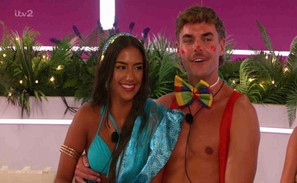 EROTEME.CO.UK FOR UK SALES: Contact Caroline 00 44208 374 8542 If bylined must credit ITV2 Love Island Picture Shows: Talent Show. Shakira, Harry, Toni, Cach, Yasmin, Jamie, Megan, Conor, Angel, Ty, Meg, Dejon, Helena and Blu. NON-EXCLUSIVE Date: Wednesday 30th July 2025 Job: 250730UT14 London, UK EROTEME.CO.UK Disclaimer note of Eroteme Ltd: Eroteme Ltd does not claim copyright for this image. This image is merely a supply image and payment will be on supply/usage fee only.