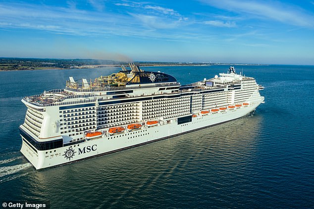 The family from Sunderland spent two-weeks on the cruise travelling across Spain on the MSC Cruises Virtuosa (pictured)