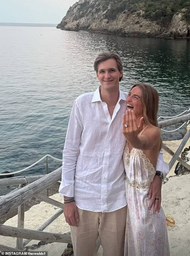 The happy couple looked as though their dreams had come true as they announced they would be together forever
