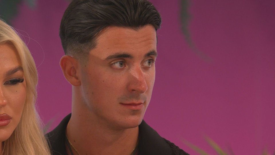 Tommy Bradley on Love Island.