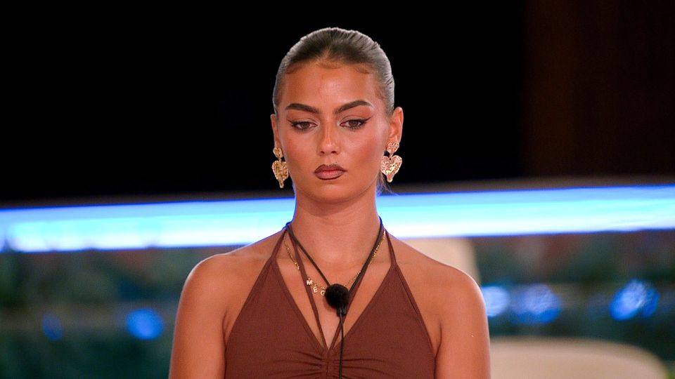 Megan Forte Clarke on Love Island.