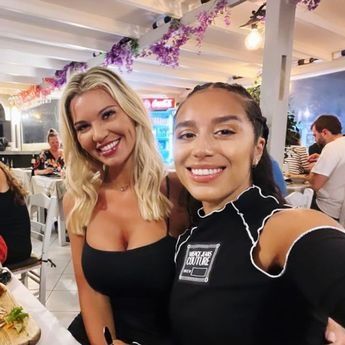 Christine McGuinness and Chelcee Grimes.