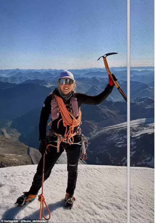 Just a month ago, Dahlmeier said she was having an 'amazing time' on her mountain adventure, showing her journey with a video posted on Instagram