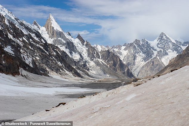 Dahlmeier was climbing in the Hushe Valley, part of the northern Gilgit-Baltistan region, when she was struck by a sudden rockfall (file photo)