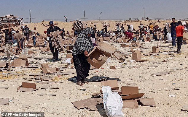 The US ambassador to Israel, Mike Huckabee, posted on X that he and Witkoff (pictured) had gone to Gaza 'to learn the truth' about the private aid sites run by the Gaza Humanitarian Foundation (GHF), which is supported by the United States