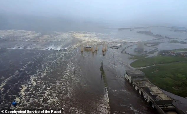 Tsunami waves caused significant damage to ports in Russia after the huge earthquake struck