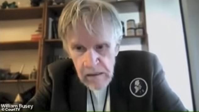 The court hearing saw Busey scolded by Judge Gwendolyn Blue for drinking a canned beverage on camera - before he appeared visibly confused over his plea
