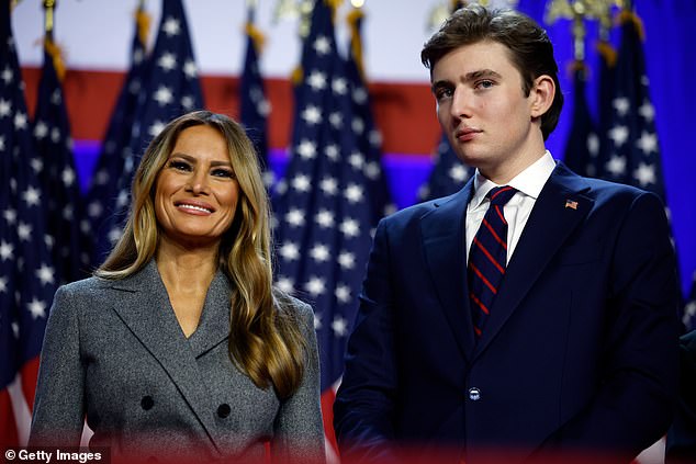 Barron Trump has become the movement¿s breakout star - despite staying away from the limelight his family attracts. The 19-year-old came second in the DailyMail+ Power List
