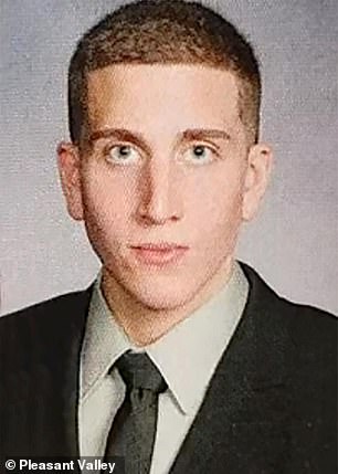 Bryan Kohberger in his senior high school yearbook photo