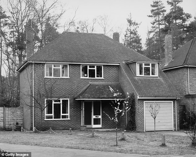 After renting a house near Sandhurst, Berkshire, (pictured) Ball stocked it with bedding, food, nightwear and a toothbrush, and for several days stalked her movements