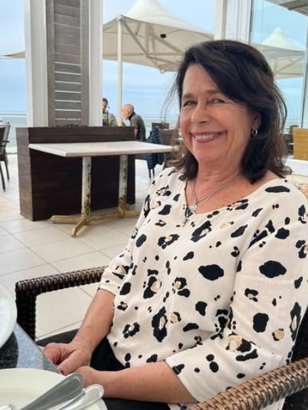 One of Karen¿s French neighbours, the eyewitness who saw him, spoke exclusively to the Mail this week out of frustration at the apparent lack of progress being made on the case. Pictured: Karen prior to her tragic death